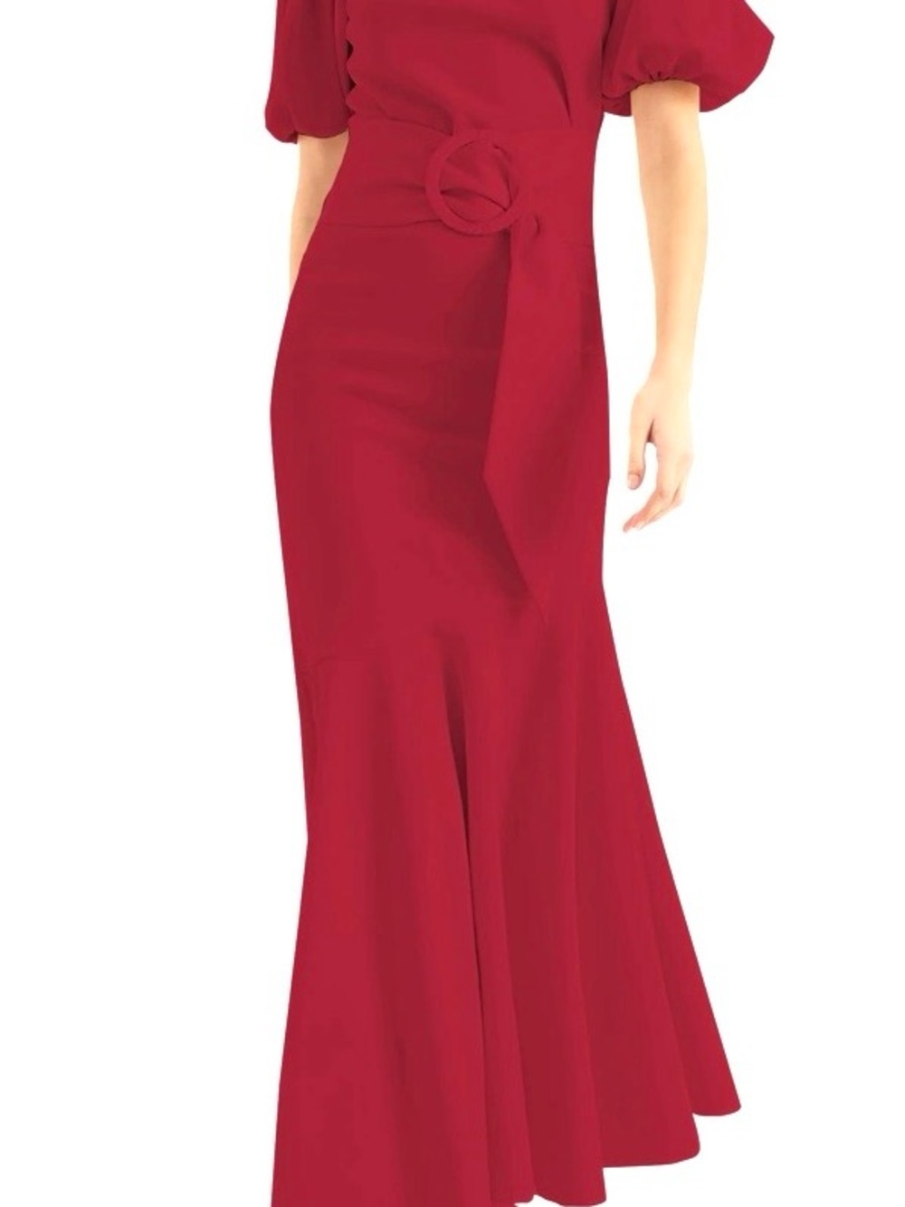 Sachin + Babi new Camila Asymmetric Hem Belted dress in dark red size 4
